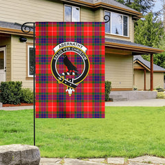Abernathy Tartan Crest Garden Flag