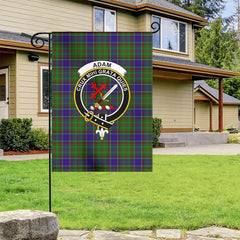 Adam Tartan Crest Garden Flag
