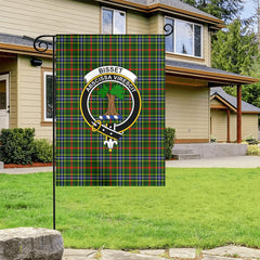 Bisset Tartan Crest Garden Flag