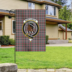 Borthwick Ancient Tartan Crest Garden Flag