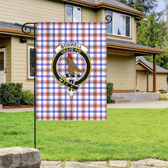 Boswell Modern Tartan Crest Garden Flag