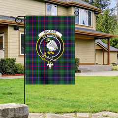 Calder (Calder-Campbell) Tartan Crest Garden Flag