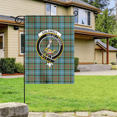 Caldwell Tartan Crest Garden Flag
