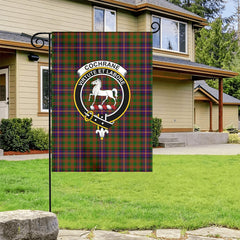Cochrane Modern Tartan Crest Garden Flag