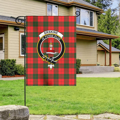 Erskine Modern Tartan Crest Garden Flag