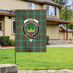Gayre Tartan Crest Garden Flag