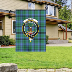 Keith Ancient Tartan Crest Garden Flag