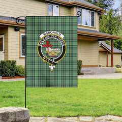 McDonald Lord of the Isles Hunting Tartan Crest Garden Flag