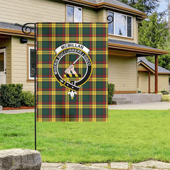 McMillan Old Modern Tartan Crest Garden Flag