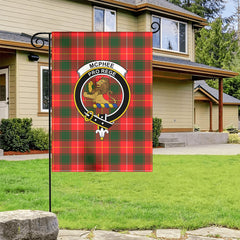 McPhee Tartan Crest Garden Flag