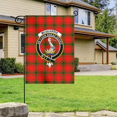 McQuarrie Tartan Crest Garden Flag