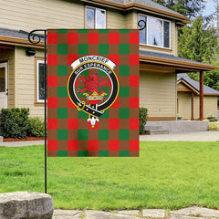 Moncrief Tartan Crest Garden Flag