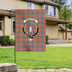 Robertson Ancient Tartan Crest Garden Flag