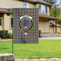 Stirling (of Cadder-Present Chief) Tartan Crest Garden Flag
