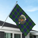 Bannatyne Tartan Crest House Flag