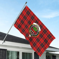 Hogg Tartan Crest House Flag