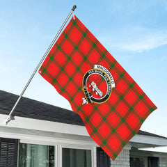MacDonald of Sleat Tartan Crest House Flag