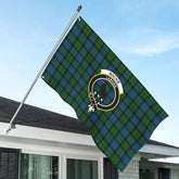 MacKie Tartan Crest House Flag