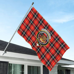 Marjoribanks Tartan Crest House Flag