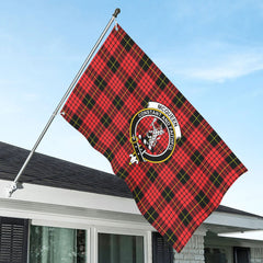 McQueen Modern Tartan Crest House Flag