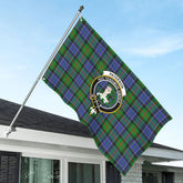 Paterson Tartan Crest House Flag