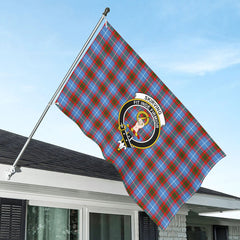 Skirving Tartan Crest House Flag