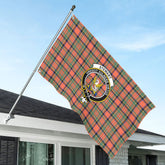 Stewart Royal Ancient Tartan Crest House Flag