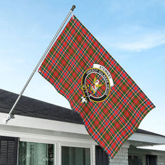 Stewart Royal Tartan Crest House Flag