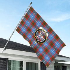 Trotter Tartan Crest House Flag