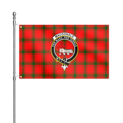 MacDonald of Sleat Tartan Crest House Flag