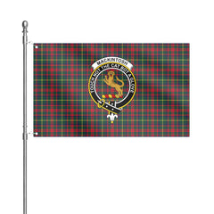 MacKintosh Hunting Modern Tartan Crest House Flag
