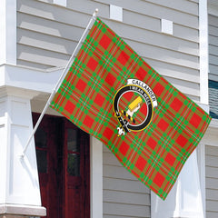 Callander Tartan Crest House Flag
