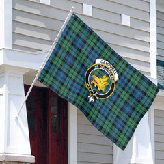 Campbell Ancient 02 Tartan Crest House Flag