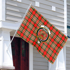 MacGill Modern Tartan Crest House Flag