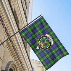 Gordon Modern Tartan Crest House Flag