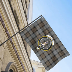 MacKay Weathered Tartan Crest House Flag