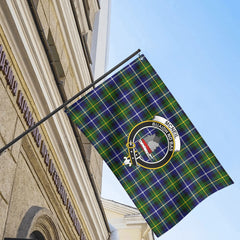 McNeil of Barra Modern Tartan Crest House Flag