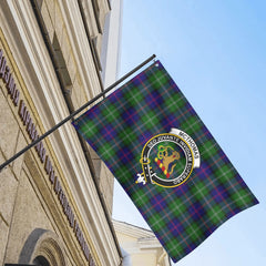 McThomas Modern Tartan Crest House Flag