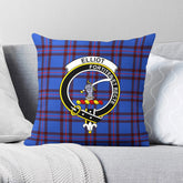 Elliot Modern Tartan Crest Pillow Cover