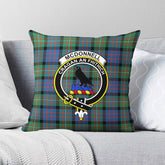 McDonnell of Glengarry Ancient Tartan Crest Pillow Cover