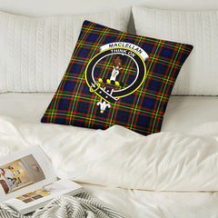 MacLellan Modern Tartan Crest Pillow Cover