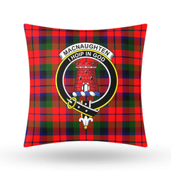 MacNaughten Tartan Crest Pillow Cover