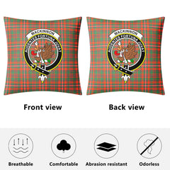 MacKinnon Ancient Tartan Crest Pillow Cover