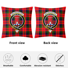 MacNaughten Tartan Crest Pillow Cover
