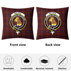 Walker Tartan Crest Pillow Cover