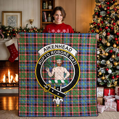 Aikenhead Tartan Crest Quilt
