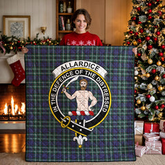 Allardice Tartan Crest Quilt