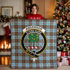 Anderson Ancient Tartan Crest Quilt