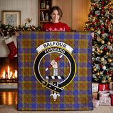 Balfour Modern Tartan Crest Quilt