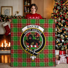 Baxter Modern Tartan Crest Quilt